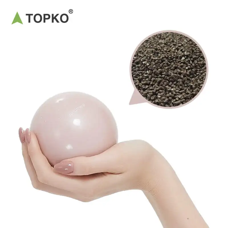 Topko em estoque de alta qualidade fitness ponderado PVC bola de areia exercício academia treinamento exercício bola de peso