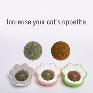 Jouet pour chat de haute qualité en forme de patte de chat, balle à mâcher à la menthe, non toxique, mignon, interactif - Product Image 2