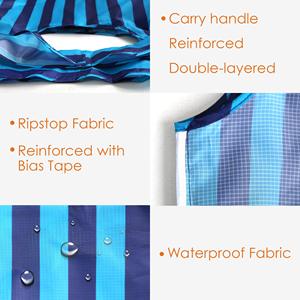 Rpet Nhiệm Vụ Nặng Nề Mở Rộng Mua Sắm Tote Túi Lớn Tái Sử Dụng Có Thể Gập Lại Hàng Tạp Hóa Lưu Trữ Túi Nylon Polyester Gấp Túi - Product Image 3