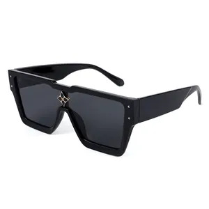 2024 Newest fashion trendy square punk retro sunglasses women men eyewear shade vintage sun glasses wholesale custom goggles