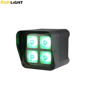 Ngoài trời <span class=keywords><strong>mini</strong></span> Par <span class=keywords><strong>LED</strong></span> uplight wifi 4 cái 6in1 rgbwa UV không dây DMX IR điều khiển từ xa pin Powered ánh sáng sân khấu IP65 không thấm nước - Product Image 3