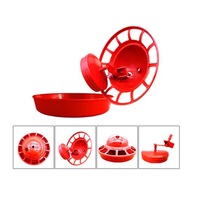 Mangeoire automatique pour poulets, abreuvoir pour cailles, coupelles à eau pour oiseaux, produits en plastique pour animaux de ferme