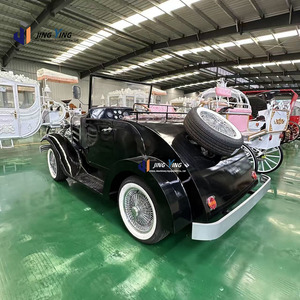 Coche Eléctrico Vintage Convertible JINGYING de Fábrica para 5-6 Personas, Parrilla Retro, 72V 60km/h, Ideal para <span class=keywords><strong>Alquiler</strong></span> en Villas, Bodas y Turismo - Product Image 4