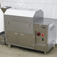 Machine à frire à tambour à haute efficacité 6kw automatique commerciale petite machine à faire frire les noix de café en grains d'arachide