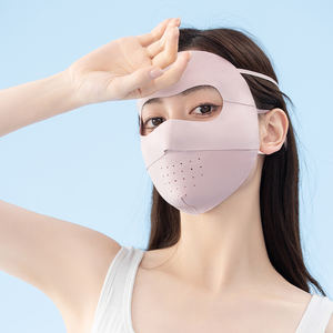มาส์กหน้าระบายอากาศได้ดีสำหรับผู้หญิงมาส์กหน้าแฟชั่นสำหรับขับรถวิ่งกันรังสี UV สำหรับผู้หญิงฤดูร้อน - Product Image 6