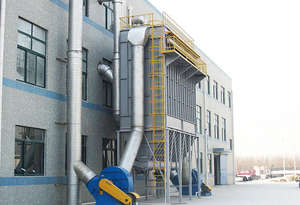 Kunden spezifische Umwelt Industrie Pulse Back Staubs ammler Pulver reinigung Staubs ammel maschine Gasen tsorgungs maschinen - Product Image 5