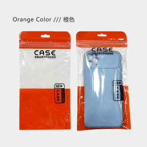 Bolsa de polietileno transparente de celofán transparente, bolsas con cierre de cremallera para móvil de colores completos de plástico opp - Product Image 2