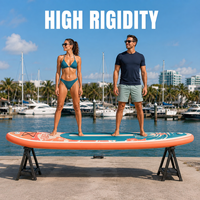 Planche à pagaie gonflable (SUP) Ridewave, très vendue - Écologique et portable pour la navigation sur les lacs et les rivières