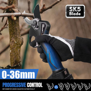 SWANSOFT Forbice <span class=keywords><strong>da</strong></span> <span class=keywords><strong>Potatura</strong></span> a Batteria Professionale <span class=keywords><strong>da</strong></span> 36mm con Taglio Progressivo, Autonomia di 6-8 Ore <span class=keywords><strong>per</strong></span> Vigneti e Frutteti PRU36 - Product Image 5