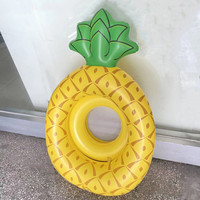 Bouée de bain gonflable personnalisée en forme d'ananas, canapé gonflable pour piscine, flotteur de piscine