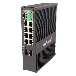 Industrial L2+ 8-Port 10/100/1000BASE-TX 802.3at PoE + 2-Port 1.25G SFP Managed Ethernet Switch