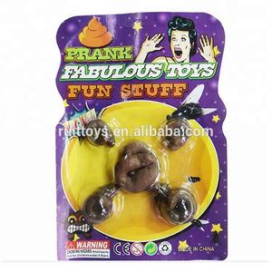 Nouveauté chaude cadeau <span class=keywords><strong>blague</strong></span> <span class=keywords><strong>blague</strong></span> jouet collant chien <span class=keywords><strong>merde</strong></span> jouet avec petite mouche - Product Image 1