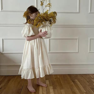 Robe de princesse <span class=keywords><strong>Lolita</strong></span> JK style palais en coton brodé et imprimé à manches bouffantes pour filles, collection été 2026, pour enfants de 3 à 8 ans - Product Image 2