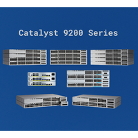 Cisco-Catalyst 9200L, paquete original de conmutador de enlace ascendente, 48 puertos, PoE + 4x10G, 9200L, paquete original