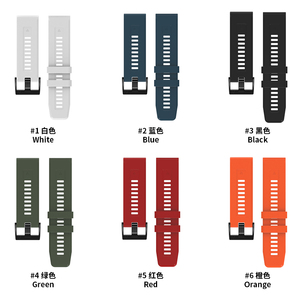 Bracelet Chungming pour <span class=keywords><strong>Garmin</strong></span> Fenix 7X/6X/5X, bracelet de montre en silicone à ajustement rapide et facile pour <span class=keywords><strong>Garmin</strong></span> <span class=keywords><strong>Enduro</strong></span> <span class=keywords><strong>2</strong></span> Descent Mk2i Tactix 7 Pro - Product Image 3