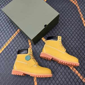 Botas de senderismo de lujo para hombre, diseño original, logotipo personalizado, cuero genuino, impermeables, botas de trabajo, cálidas, de seguridad, estilo urbano - Product Image 6