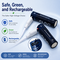 Batteries rechargeables USB 1,6 V AA Ni-Zn 1800 mWh, lot de 4, emballage de vente au détail, directement de l'usine