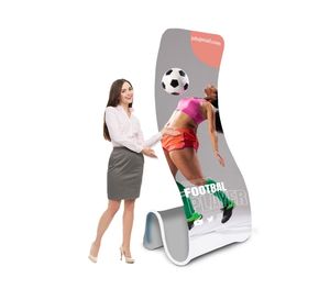 Kustom kain cetak tampilan ular berdiri untuk iklan dan promosi - Product Image 2