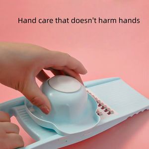 5 - Blade <b>Vegetable</b> Slicer Shredder Set with Hand Protector, Only 170g - Product Image 3