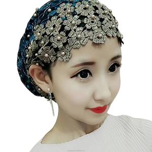 New YASEEN Lace Stretch Hat, Arabic Women's <b>Scarf</b>, Eco-friendly Breathable Muslim Headscarf - Product Image 4
