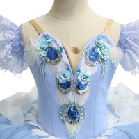 T0202 Tutu de ballet professionnel Blue Bird, costumes de ballerine, tutu de danse classique, robe de danse solo, tutus classiques