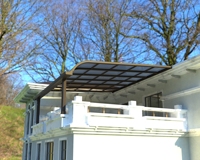 Pergola d'angle pour jardin et patio, protection UV, auvent extérieur en aluminium imperméable, couleurs et styles personnalisables