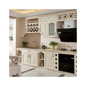 Muebles personalizados de madera para cocina, gabinete de Isla de madera, barato, wpc - Product Image 1