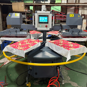 <span class=keywords><strong>Presse</strong></span> à chaud pneumatique entièrement automatique à six stations J20 avec double plaques chauffantes 220 V pour sublimation et impression <span class=keywords><strong>en</strong></span> série (60 pièces) - Product Image 4