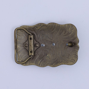 Testa in metallo personalizzata e creativa in stile Cowboy occidentale adatta per cinture in pelle da Cowboy fibbia liscia fibbia in lega - Product Image 4