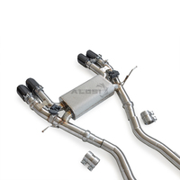 Hoch leistungs schall dämpfer für BMW M3 M4 F80 F82 F83 S55 3.0T 2014-2019 mit ventil gesteuertem Cat Back Auspuffrohr