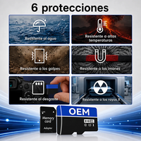 Carte mémoire 32 Go 64 Go 128 Go U3 V30 Classe 10 Haute Vitesse pour Smartphone Tablette Appareil Photo OEM Vente en Gros Logo et Emballage Personnalisés