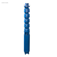 Pompe submersible multicellulaire haute performance de 4 pouces pour puits profond, en fonte, 100 m de hauteur de refoulement, pour l'irrigation agricole, GB OEM