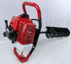 62cc <b>Auger</b> <b>Post</b> Hole Digger Gas Powered Earth Digger with 4 <b>Auger</b> Drill Bits(6 & 8 & 10 &12) for Farmland Garden and Plant - Product Image 3