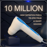 Macchina 5-in-1 per la ricrescita dei capelli con analisi AI del cuoio capelluto, massaggiatore elettrico e applicatore di siero per il trattamento della caduta dei capelli