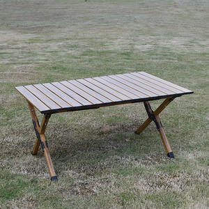 Mesa Plegable Portátil Ligera para Exteriores, Mesa de Aluminio Plegable para Campamento y Picnic con Bolsa - Product Image 3