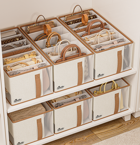 <span class=keywords><strong>2025</strong></span> <span class=keywords><strong>New</strong></span> Arrival hình chữ nhật màu be Linen gấp tủ quần áo lưu trữ quần áo box & Thùng với hơn 35L Công suất - Product Image 1