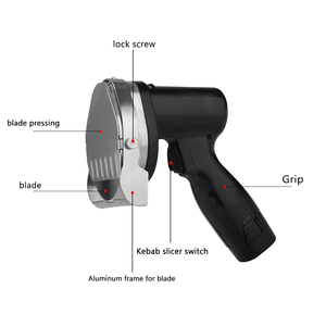 JXB - Affettatrice Elettrica Commerciale per Shawarma Coltello per Carne Arrosto <span class=keywords><strong>Macchina</strong></span> Coltello Elettrico per <span class=keywords><strong>Kebab</strong></span> - Product Image 1