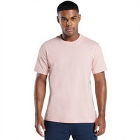 Camisetas de Hombre Modal Teñidas a Medida al por Mayor con Logotipo Personalizado, Cuello Acanalado de Color Puro, Transpirables, de Secado Rápido y Alta Calidad