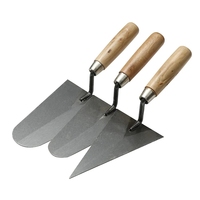 Bon marché Prix Lame polie Surface Construction Maçonnerie Truelle Outils Manche en bois Truelle de maçonnerie