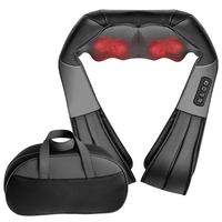 Oreiller de pétrissage électrique Deep Tissue Shiatsu Masseur d'épaule et de cou