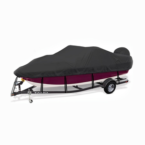 Funda Protectora para Bote Neumático Oxford de Alta Resistencia y Funda para Motor Fuera de Borda, Protección Invernal para Exteriores Resistente al Viento con Correa Fuerte - Product Image 1