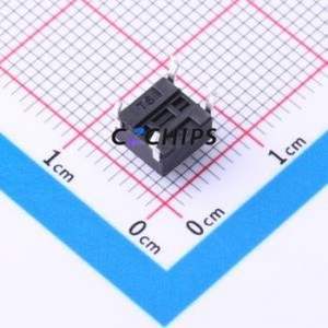 TSD001B05026A Tactile Switch Through hole Component (THT)-4P,6x6mm Switch Round Button 2.6N Through Hole 6mm - Product Image 2