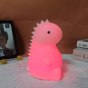 Специальный подарок меняющий цвет динозавр силиконовый Ночной свет для детей