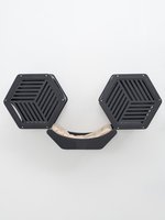 Panier mural élégant en bois pour chat avec trou, lit moderne pour petits chats