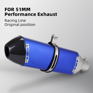 Tubo de Escape Silenciador Universal de 51 MM para Motocicleta para Crf150 Crf230 Crf250 <span class=keywords><strong>Crf300l</strong></span> <span class=keywords><strong>Rally</strong></span> - Product Image 3