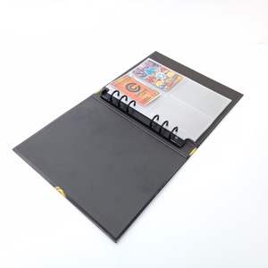 4 túi giấy bìa ảnh thẻ chất kết dính giao dịch thẻ chất kết dính Top loader thẻ chủ Album chất kết dính cho bé trai cô gái món quà ánh sáng màu hồng - Product Image 5