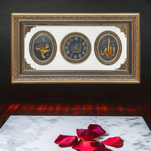 Super Top Luxury Design <strong>Islamic</strong> Calligraphy Large Size Wall Clock Arts Muslim Home Decoration Arabic <strong>Islamic</strong> Diamond Wall <strong>Frame</strong> - Product Image 2
