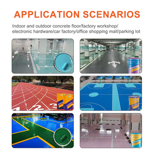 Rivestimento per pavimenti in resina epossidica Premium antiscivolo per garage vernice per pavimenti in cemento con applicazione Spray Texture-prezzo di fabbrica - Product Image 3