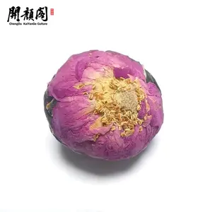 Стандартный китайский чай ручной работы, органический смешанный чай из полиуретана, дракона, шар, цветущий чай на заказ, высококачественный травяной чай
