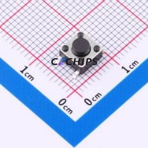 TS110426043 Tactile <b>Switch</b> SMD-4P,6x6mm <b>Switch</b> Single Pole Single Throw Round Button 2.6N 4.3mm - Product Image 1